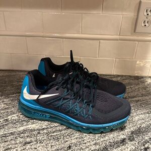 Men’s Nike Air Max 2015 Obsidian Blue Lagoon Size 11